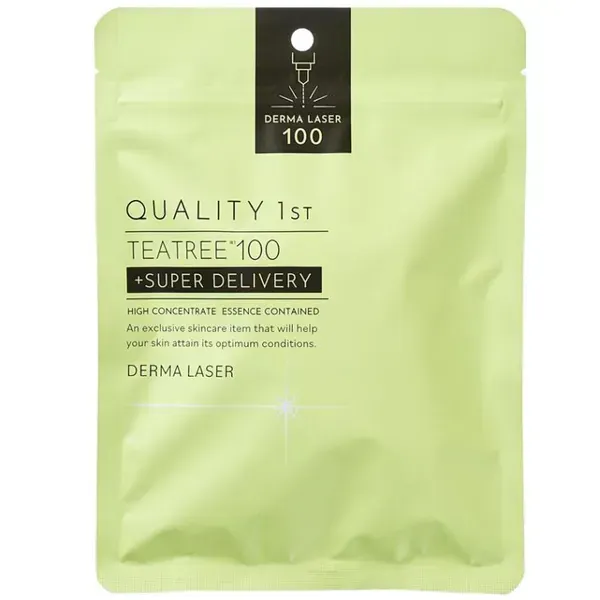 퀄리티 퍼스트 QUALITY FIRST 더마 레이저 슈퍼 TEA TREE100 마스크팩 7장입 