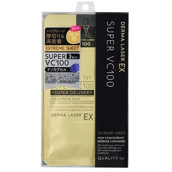 퀄리티 퍼스트 QUALITY FIRST 더마 레이저 EX 슈퍼 VC100 마스크팩