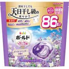보르도(보루도) 젤 ​​볼(캡슐) 4in1 마음 편안한 화이트 라벤더n 재스민의 향기 리필 테라 점보 86개 [세탁 세제]