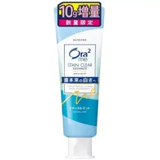 선스타 SUNSTAR Ora2 오라투Ora2 me(오라투미) 스테인클리어 페이스트 내츄럴 민트 수량 한정 10g 증량 140g [치약]