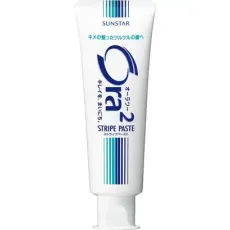 선스타 SUNSTAR Ora2 오라 투 오라 투 스트라이프 페이스트 플라크 제거 140g [치약 의약 부외품]