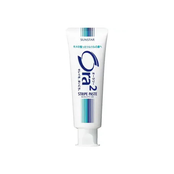 선스타 SUNSTAR Ora2 오라 투 오라 투 스트라이프 페이스트 플라크 제거 140g [치약 의약 부외품]