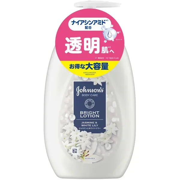 존슨 바디 케어 존슨 바디 케어 바이 브란 트래디언스 500ml 재스민과 화이트 릴리의 향기 대용량 바디 크림 바디 밀크 로션 니아신 아미드 배합 펌프 보습