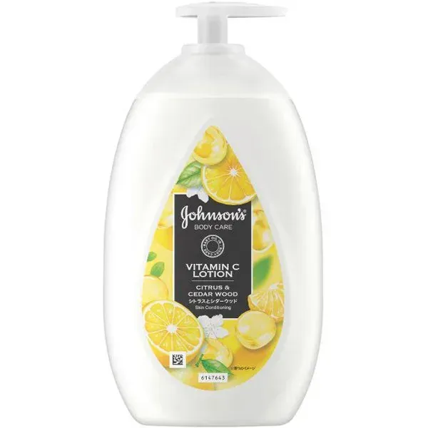 존슨 바디 케어 존슨 바디 케어 VC 아로마 밀크 감귤과 시더 우드의 향기 500ml [바디 로션 바디 크림 바디 밀크 로션 비타민 C※2 배합 보습 펌프 대용량]