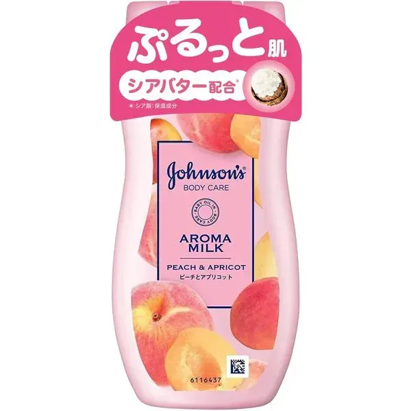존슨 바디 케어 존슨 바디 케어 라스팅 아로마 우유 200ml 복숭아와 살구 향기 ​​바디 크림 바디 밀크 로션 보습