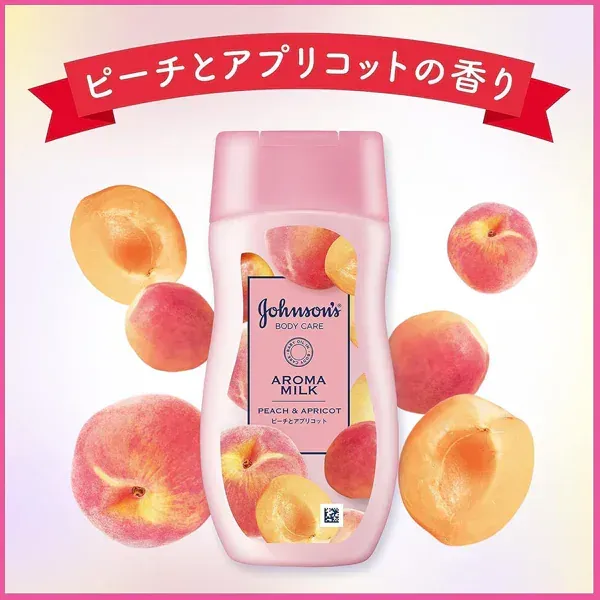 존슨 바디 케어 존슨 바디 케어 라스팅 아로마 우유 200ml 복숭아와 살구 향기 ​​바디 크림 바디 밀크 로션 보습