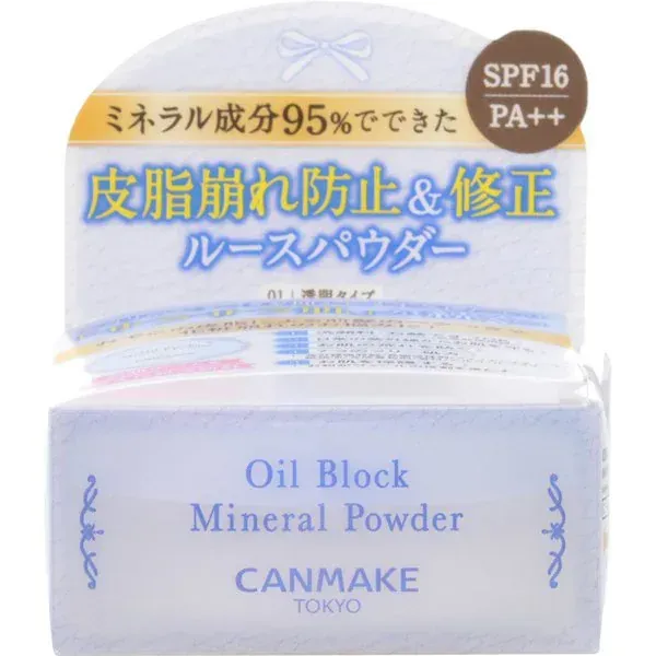 캔 메이크 CANMAKE 캔 메이크 오일 블록 미네랄 파우더 01 클리어 [페이스 파우더]