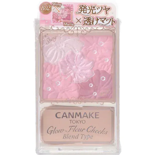 캔 메이크 CANMAKE 글로우 플룰 치크스 블렌드 타입 B02 로즈 발레리나 [치크]