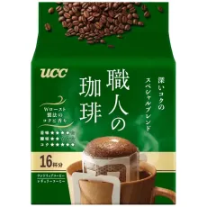 UCC 유시씨 장인의 커피 원드립 커피 깊은 맛의 스페셜 블렌드 (7g×16봉)