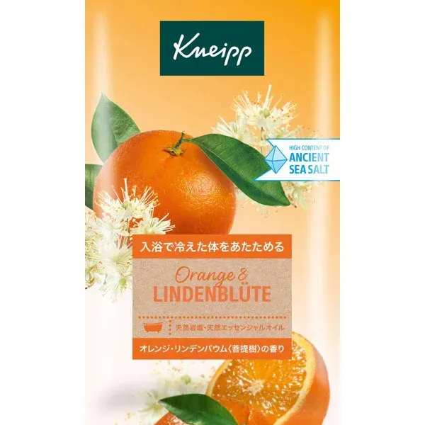 Kneipp 크나이프 크나이프 목욕 소금 오렌지 린덴 바움 50g 입욕제