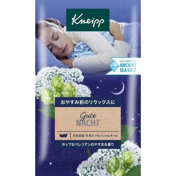 Kneipp 크나이프 크나이프 구테나하트 목욕 소금 홉 & 발레리안 향기 50g 입욕제