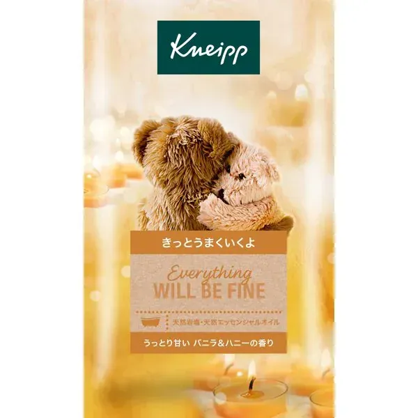 Kneipp 크나이프 크나이프 목욕 소금 바닐라 & 꿀 향기 50g 입욕제