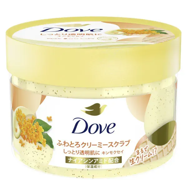 도브 Dave 푹신 푹신한 크림 스크럽 킨 목 세이 298g 바디스크럽