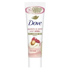 도브 Dave 푹신한 크리미 스크럽 석류 및 시어 버터 튜브 50g 바디스크럽