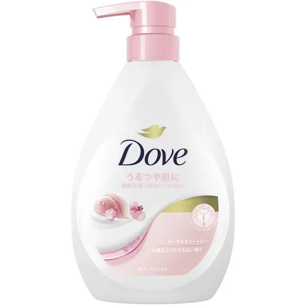 도브 Dave 바디 워시 복숭아 & 스위트 피 펌프 470g 바디워시