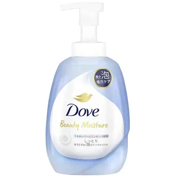 도브 Dave 뷰티 모이스처 거품 바디 워시 촉촉한 펌프 540g