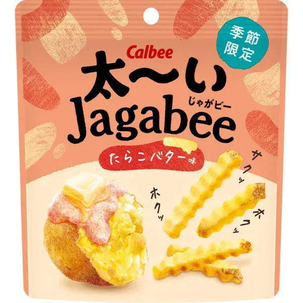 Calbee 칼비 굵은 Jagabee 타라코 버터 맛 35g