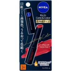 니베아 NIVEA 니베아 리치 케어 & 컬러 립 색 지속 타입 노블 레드 [립 크림]