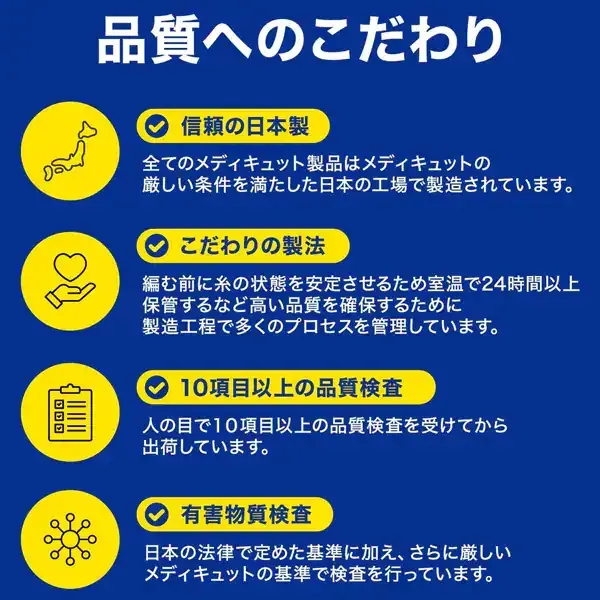 mediqtto 메디큐트 아침/상쾌! 고무라 나이트 착압 양말 ML
