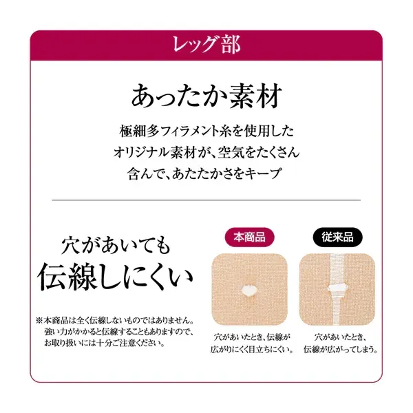 사브리나 SABRINA(사브리나) 따뜻한 쇼트 스타킹(무릎 아래 길이) 3족조 22~25 cm 내츄럴 베이지 