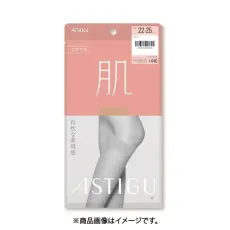 아스티구 <피부>자연스러운 맨살감 무릎 아래 길이 스타킹 22-25cm 시어 베이지 