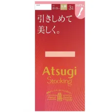 아츠기 ATSUGI  스타킹 당겨 아름답게 무릎 아래 22-25cm 시어 베이지 3 발 FS88023P