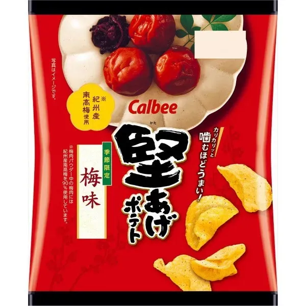 Calbee 칼비 딱딱한 감자 매실맛 60g