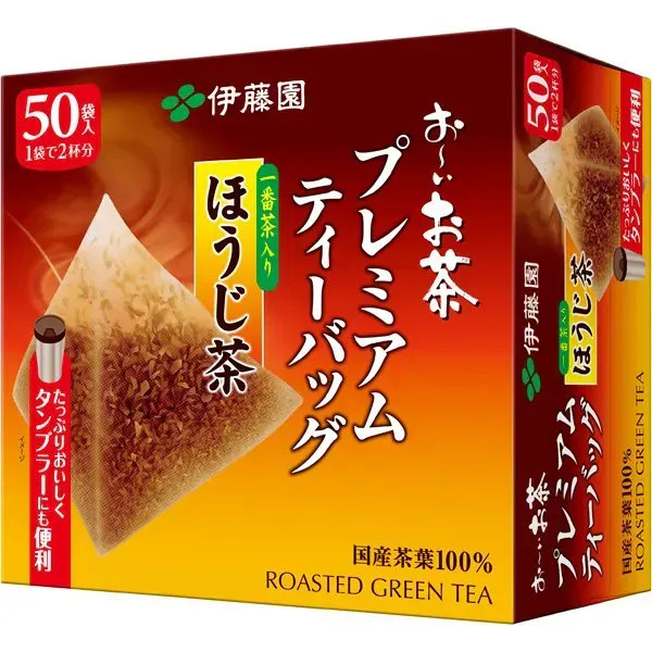 이토엔 오이 차 프리미엄 티백 호지차 1.8g×50봉지 [티백]