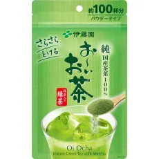 이토엔 오이 차 차 말차 녹차 분말 80g 척 첨부 가방 타입 [리프]