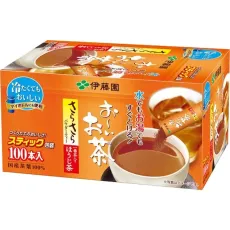 이토엔 오이 차 오오이 차 사라사라 호지 차 스틱 타입 0.8g×100개 [분말 녹차]