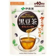 이토엔 깨끗이 잡는 맛있게 간장 이소 플라본 블랙 콩 차 분말 32g 카페인 제로 척 봉투 타입 [검은 콩차