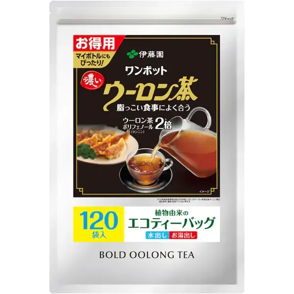 이토엔 원팟 짙은 우롱 차 티백 4g×120봉투 유익 [티백]