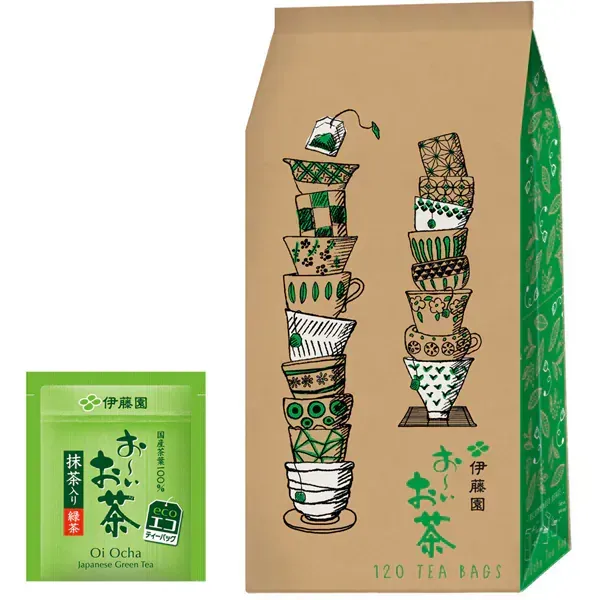 이토엔 오이 차 오이 차 녹차(말차 포함) 1.8g×120봉지 에코 티백