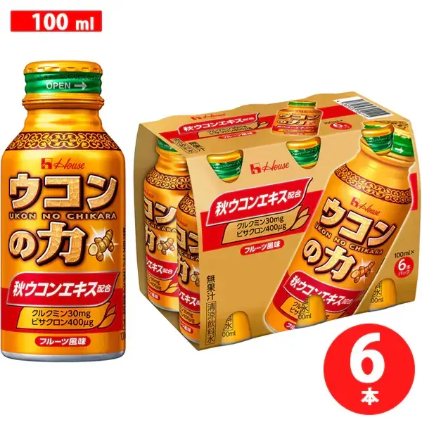 하우스 웰니스 푸즈 우콘의 힘 우콘 추출물 음료 100ml 병 캔 6개들이 