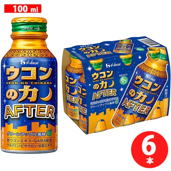 하우스 웰니스 후즈 우콘의 힘 AFTER 100ml×6개 팩