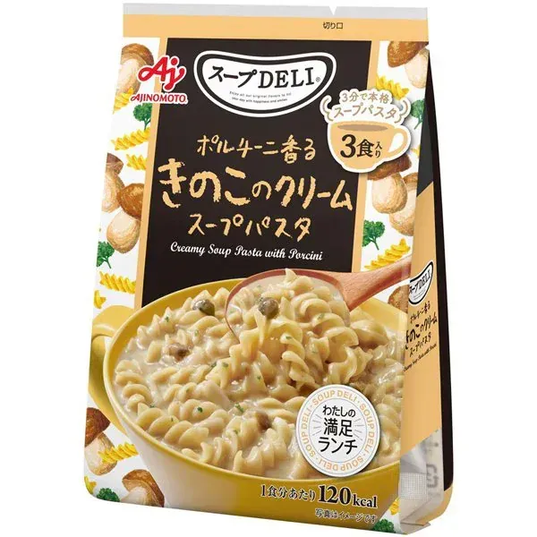 아지노모토 스프 DELI 포르치니 향기 버섯 크림 스프 파스타 3개입