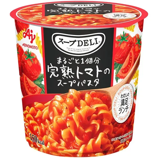 아지노모토 스프 DELI 통째로 1개분 완숙 토마토의 스프 파스타(용기 입) 40.6g