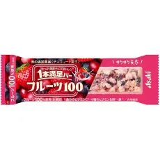 아사히 다이어트 간식 Asahi 잇폰만족 바 과일 100 레드 만족 과일