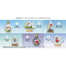 리멘트 PEANUTS SNOOPY WEATHER terrarium (1BOX：6개입) [컬렉션 토이]