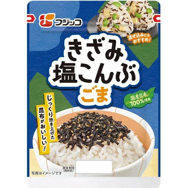 후지코 Fujicco 키자미 소금 콘부 참깨 가방 40g