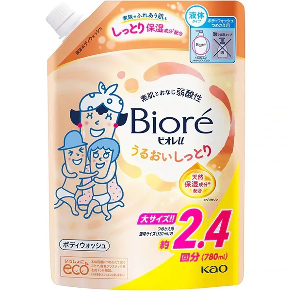 비오레 U 바디워시 프레시 u 촉촉한 촉촉한 리필용 780ml [바디워시]