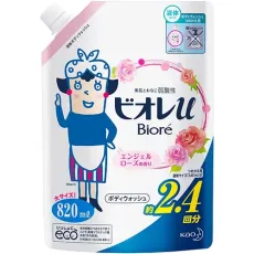 비오레 U 바디워시 프레시 u 바디 워시 엔젤 로즈의 향기 리필용 820ml [바디워시]