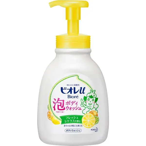 비오레 U 바디워시 프레시 u 거품으로 나온다! 감귤의 향기 본체 600ml [바디워시]