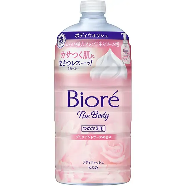 비올레 Biore 비오 레자 바디 거품 타입 브릴리언트 꽃다발 향기 바꾸기 780ml [바디워시]
