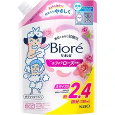 비오레 U 바디워시 프레시 u 반짝이 로즈의 향기 리필 용 780ml [바디워시]