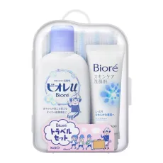 비오레 U 바디워시 프레시 여행 세트 [세안 폼, 바디 워시, 바디 타월 (하프 사이즈) 세트]