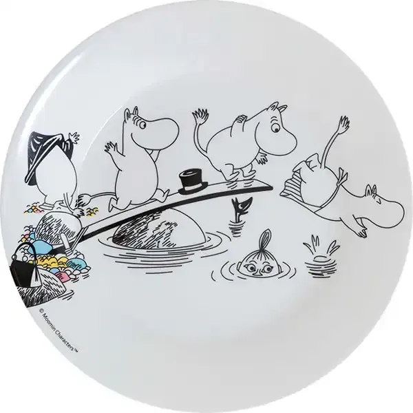 무민 MOOMINRST330049 [멜라민 플레이트 수영]