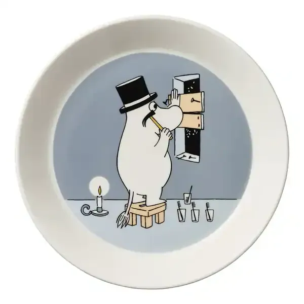 ARABIA 아라비아 무민 (Moomin by ARABIA) 플레이트 접시 19cm 클래식 무민 아빠 국내 정규품 