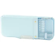 소닉 sonic 연필 체크 α 양면 필입 잠금 포함 라이트 블루 우카 사포 FD-2529-LB