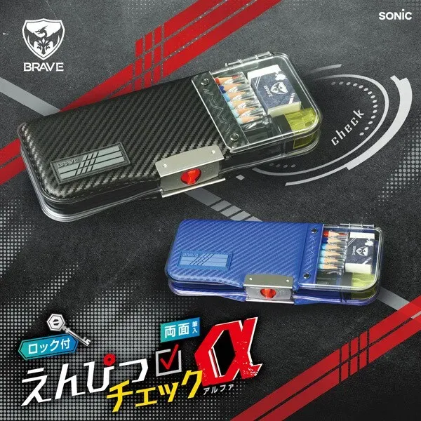 소닉 sonic 엔 피츠 체크 α 양면 필입 잠금 부착 브레이브 네이비 우카 사포 FD-2543-K